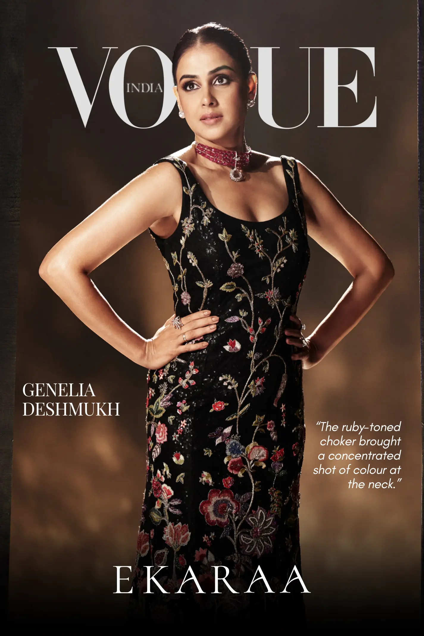 Genelia Deshmukh Elevates Glamour with Ekaraa